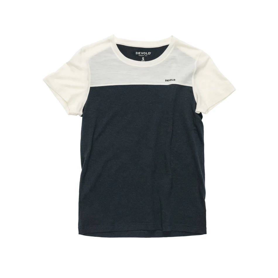 Devold Classic Linear Tee WMN, kolor: White/Ink