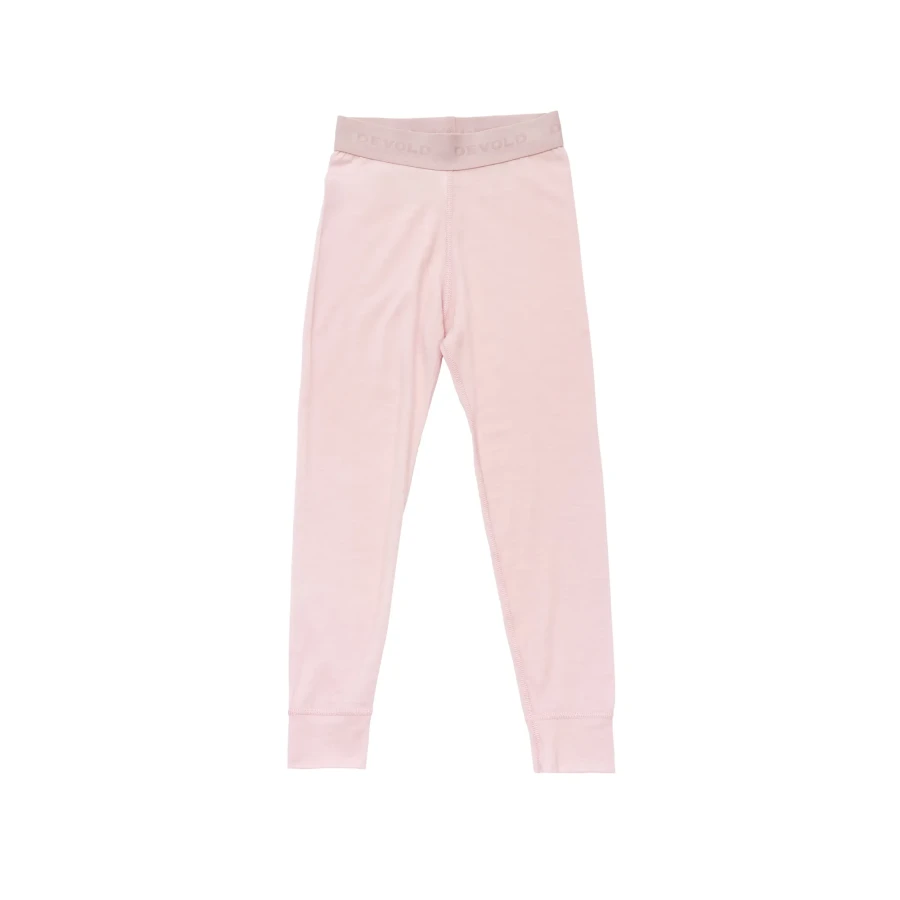 Devold Breeze Merino Longs Kid, kolor: Chalk Pink