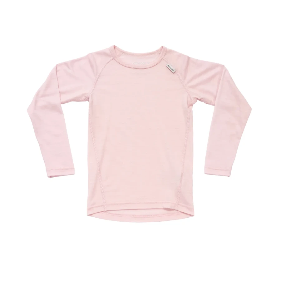 Devold Breeze Merino Shirt Kid, kolor: Chalk Pink