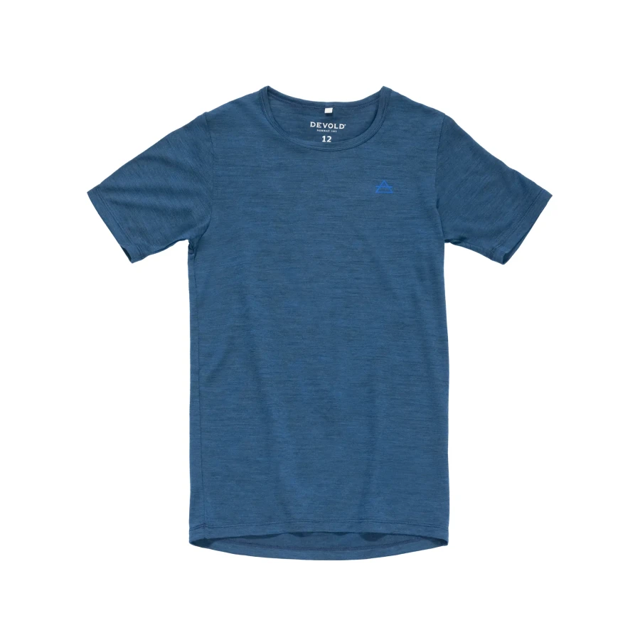 Devold Active Tee JR, kolor: Skydiverdark