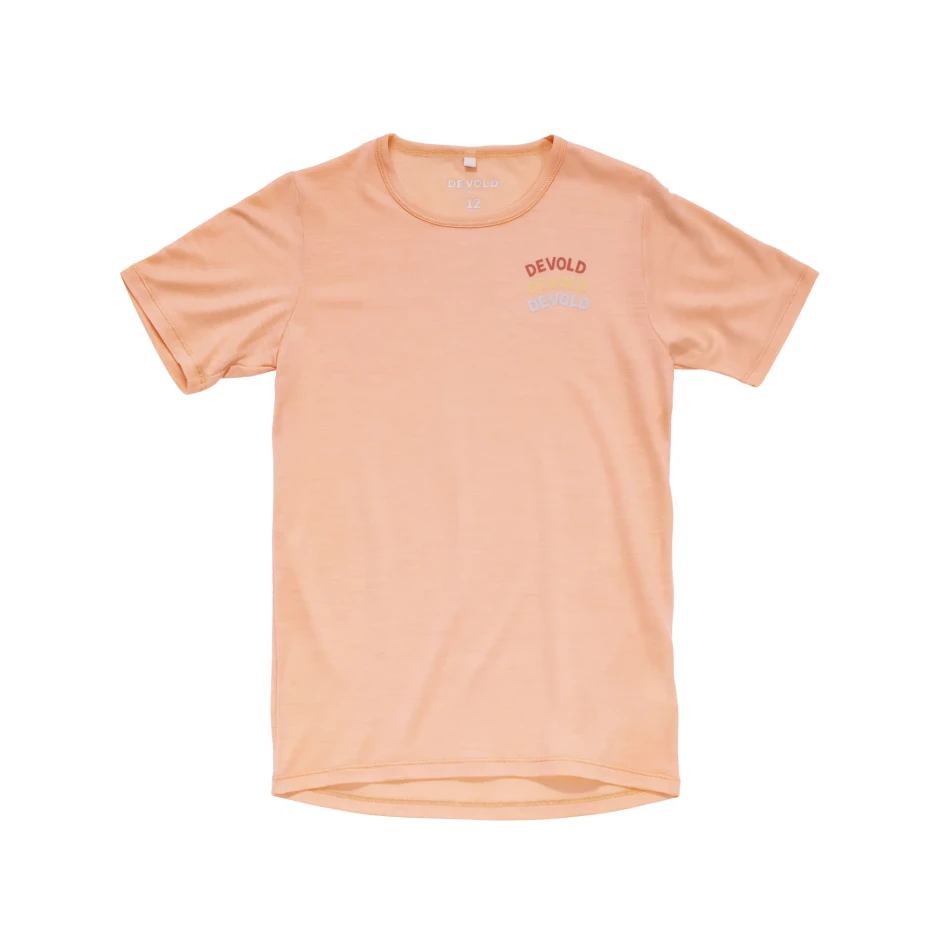 Devold Active Devold Legacy Tee JR,kolor: Sunrise
