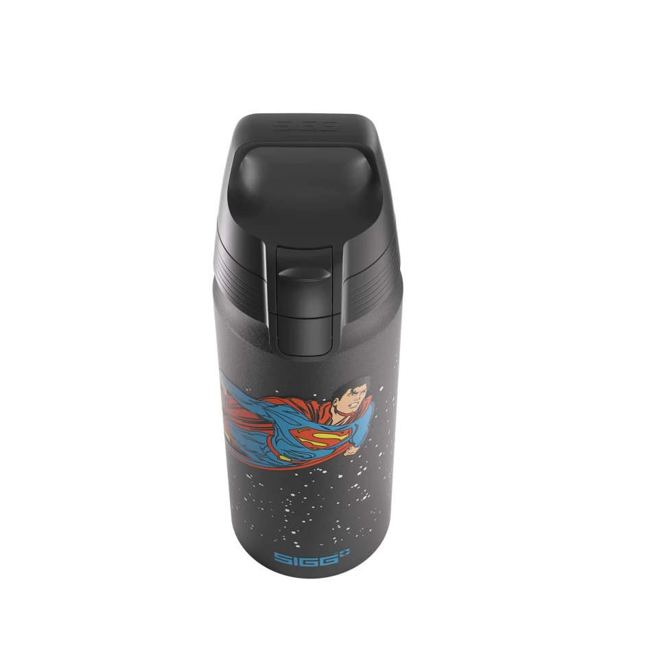 SIGG WMB One Superman 0,6 L, kolor: Black - widok od góry