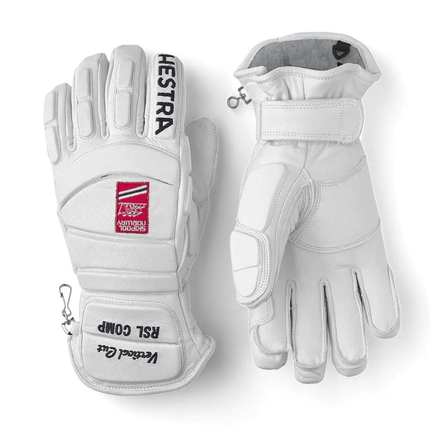 Hestra RSL Comp Vertical Cut, kolor:White &amp; MediumBlue-1