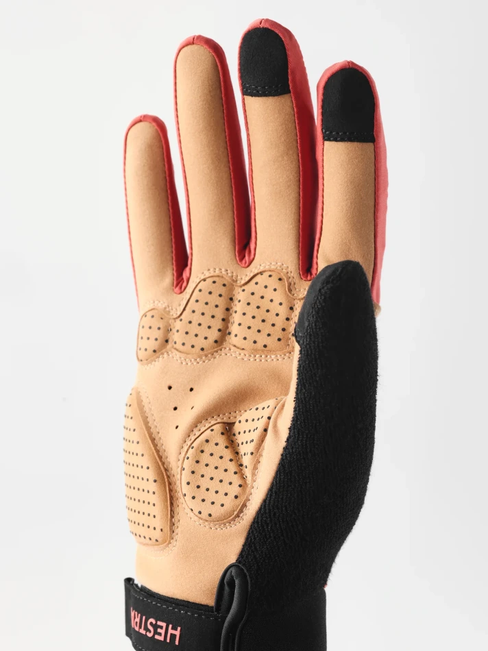 Hestra Bike Guard Orange Dłoń4