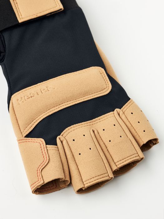Hestra Climbers Duratan Short Black Tan rękawice - 3