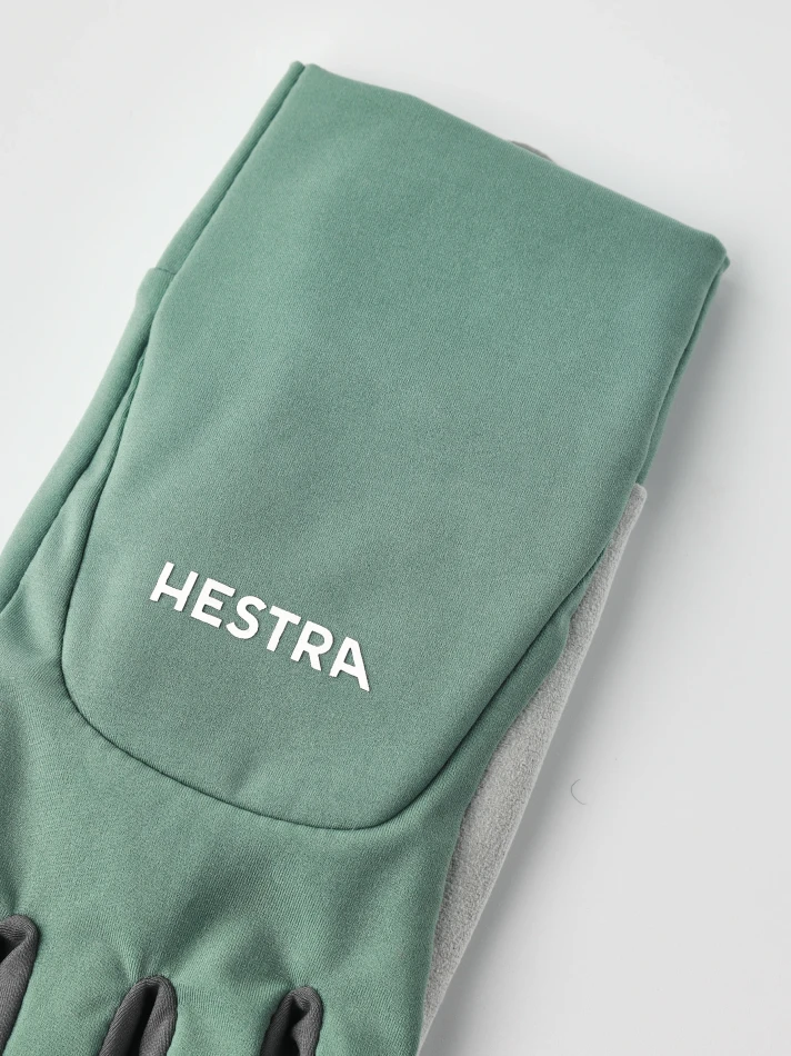Hestra Sprint Short Silver Green Przód3
