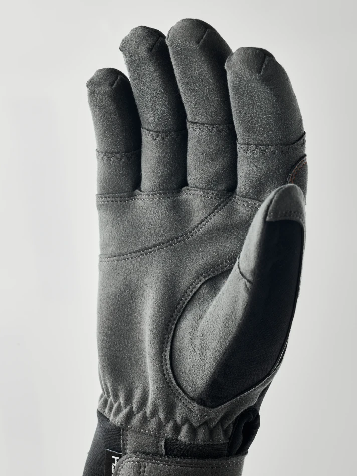 Hestra Ergo Grip Delta HDry 5 finger Black Dark Grey - 2