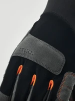 Hestra Ergo Grip Delta HDry 5 finger Black Dark Grey - 4