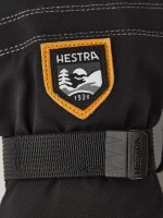 Hestra Army Leather Blizzard 5 finger Black Light Brown - 3
