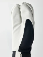 Hestra Wool Terry Windbreaker Split Mitt Black Dłoń2
