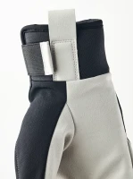 Hestra Wool Terry Windbreaker Split Mitt Black Nadgarstek5
