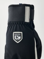Hestra Wool Terry Windbreaker Split Mitt Black Przód4