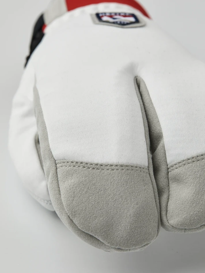 Hestra Wool Terry Windbreaker Split Mitt Offwhite Przód4