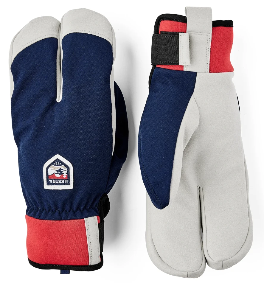 Hestra Wool Terry Windbreaker Split Mitt Navy Przód1