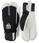 Hestra Wool Terry Windbreaker Split Mitt Black Przód1