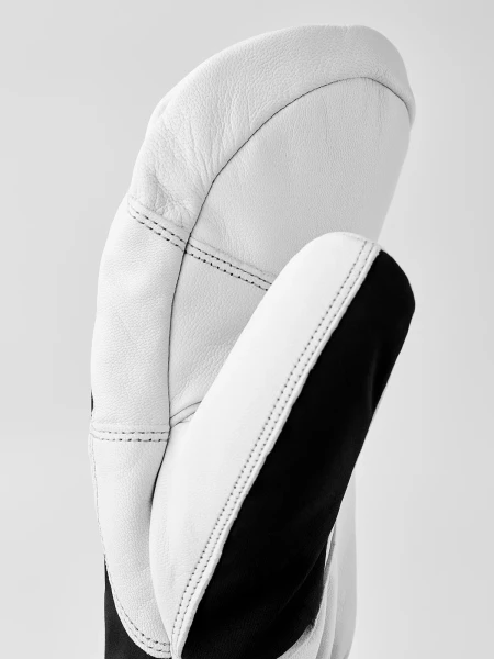 Hestra Army Leather Extreme - mitt | kolor: Black & Offwhite 2