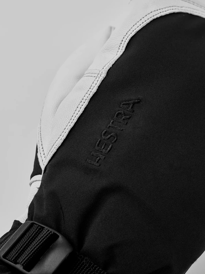 Hestra Army Leather Extreme - mitt | kolor: Black & Offwhite 4