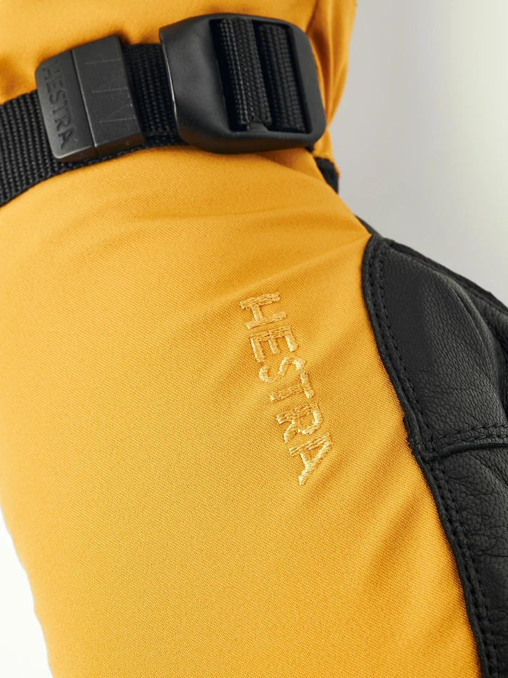Hestra Army Leather Extreme - mitt | kolor: Mustard & Black 3