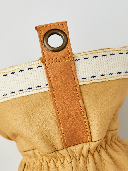 Hestra Njord 5 Finger | Navy &amp; Natural Brown 2