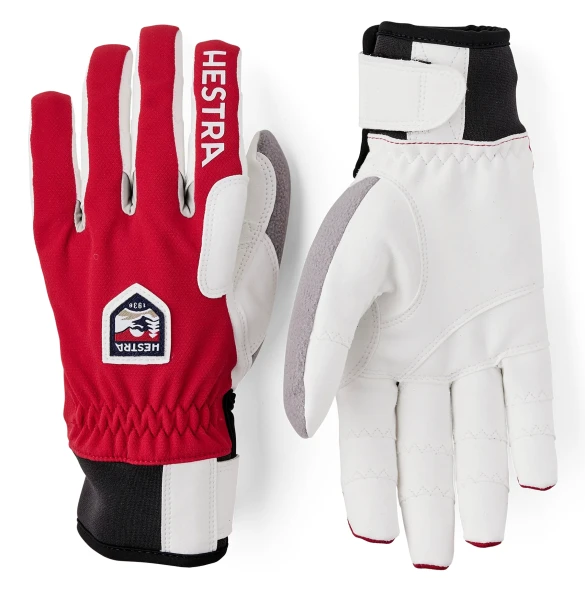 Hestra Ergo Grip Windstopper Race 5-finger | Red