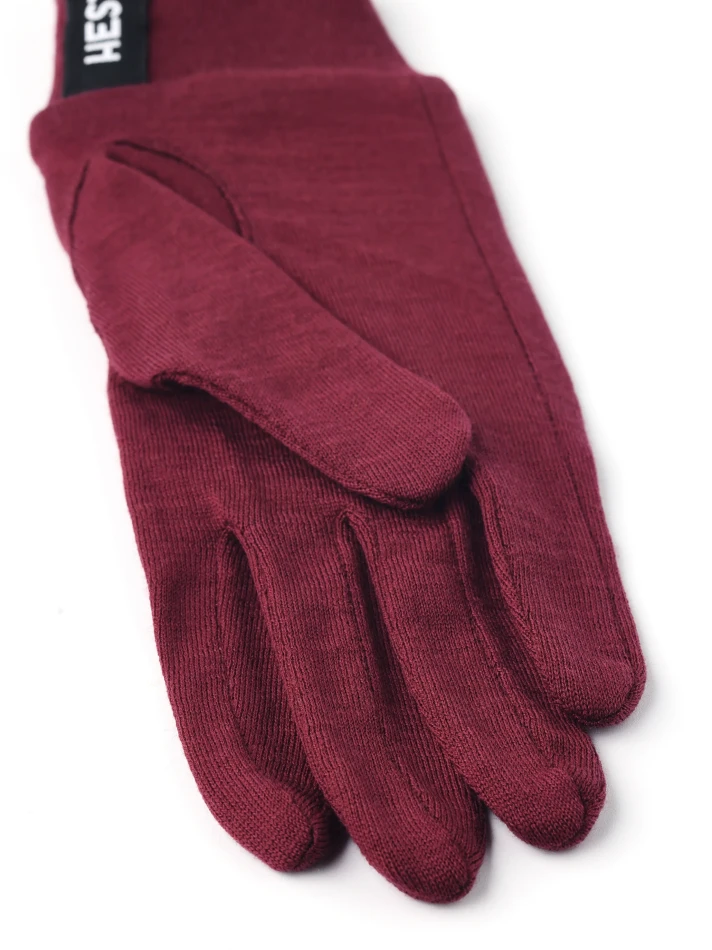 Hestra Merino Wool Liner, kolor : 590 - Bordeaux 3
