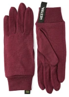 Hestra Merino Wool Liner, kolor : 590 - Bordeaux 1