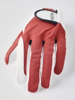 Hestra Ergo Grip Golf Left | White &amp; Rust 4