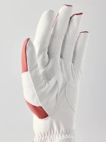 Hestra Ergo Grip Golf Left | White &amp; Rust 2