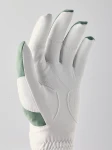 Hestra Ergo Grip Golf Left | White & Silver green 2