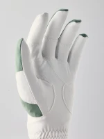 Hestra Ergo Grip Golf Left | White & Silver green 2