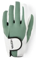 Hestra Ergo Grip Golf Left | White & Silver green 1