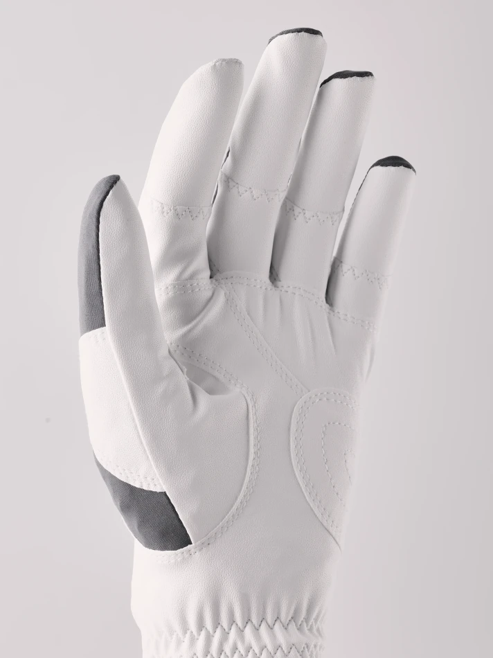 Hestra Ergo Grip Golf Left | White & Grey 2