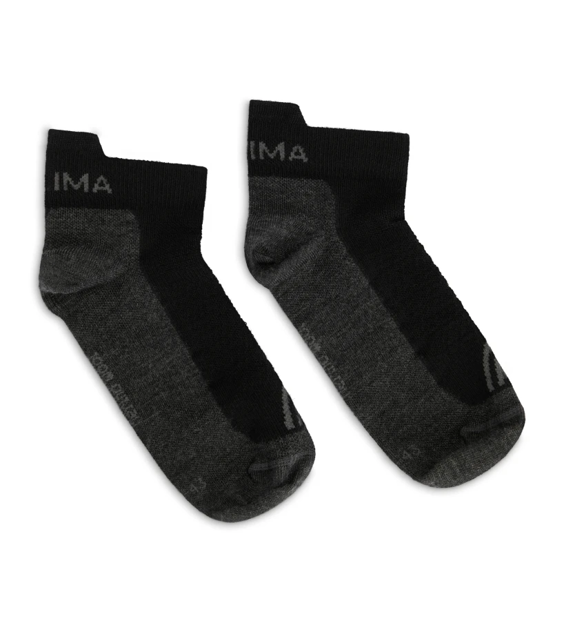 Aclima Ankle Wool Sock, kolor: Jet Black/Grey 1