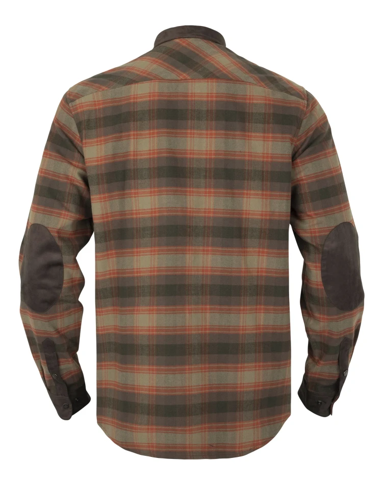 Aivak L/S Shirt, kolor: Autumn Orange Check 2