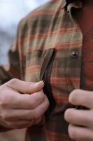 Aivak L/S Shirt, kolor: Autumn Orange Check 10