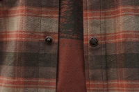 Aivak L/S Shirt, kolor: Autumn Orange Check 4