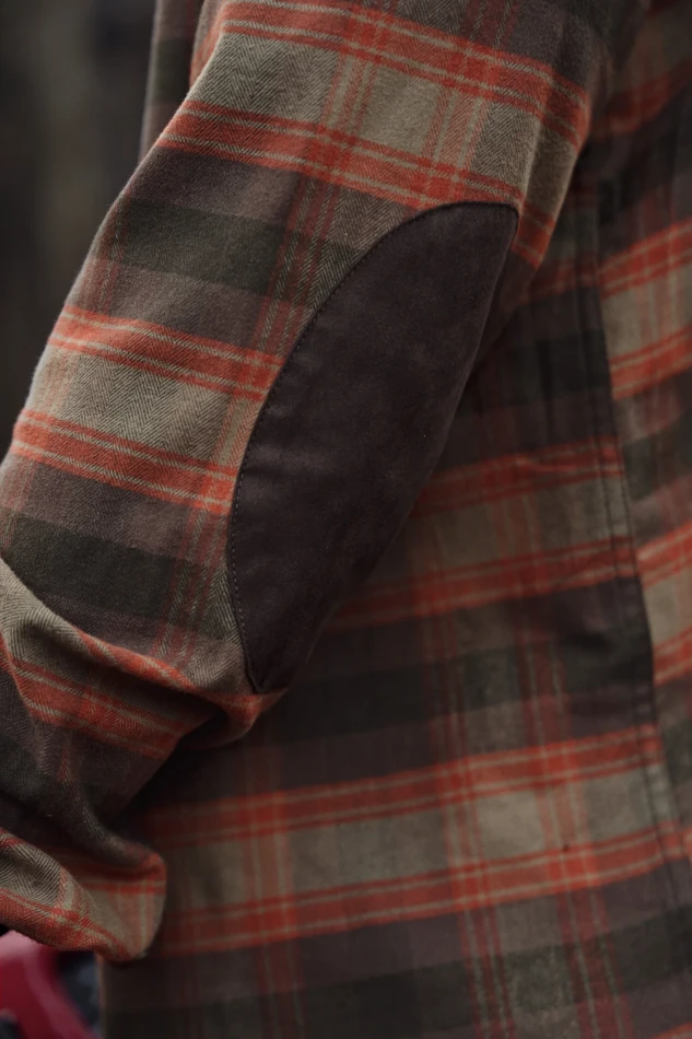 Aivak L/S Shirt, kolor: Autumn Orange Check 12