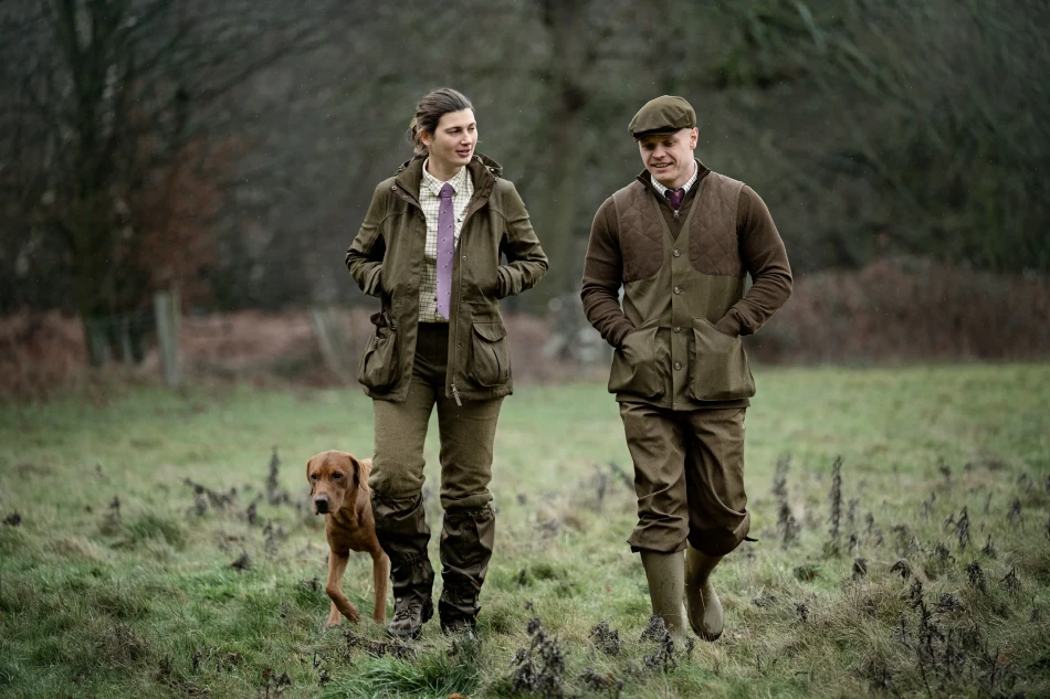 Seeland Kerry Shooting Shirt, kolor: Estate Blue/Pine Green Check 7