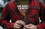 Glen Flannel Shirt, kolor: Red Check 3