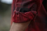 Glen Flannel Shirt, kolor: Red Check 5