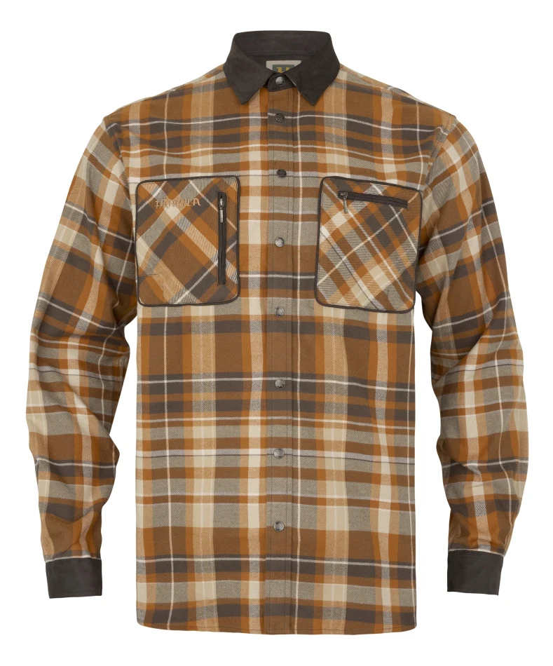 Harkila Pajala Shirt, kolor: Cornstalk Check 1