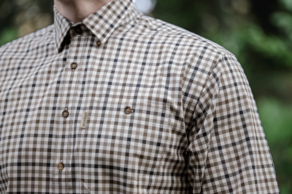 Milford Shirt, kolor: Blue/Beige Check 5