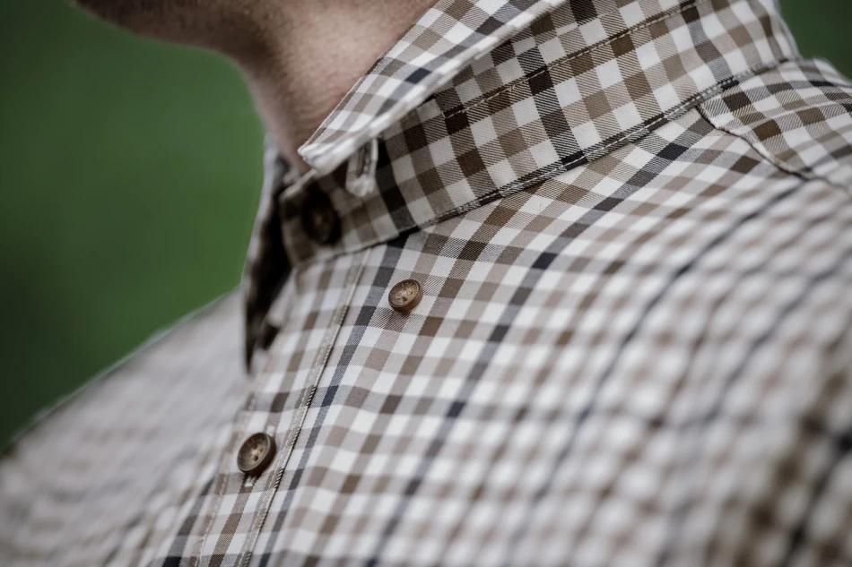 Milford Shirt, kolor: Blue/Beige Check 7