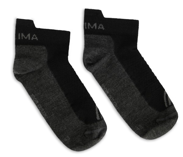 Aclima Ankle Wool Sock, kolor: Jet Black/Grey 1