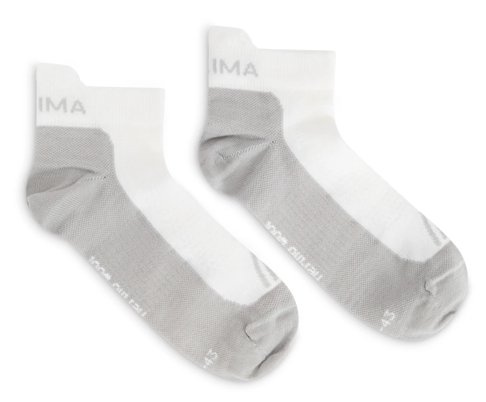 Aclima Ankle Wool Sock, kolor: White/Light Grey 1