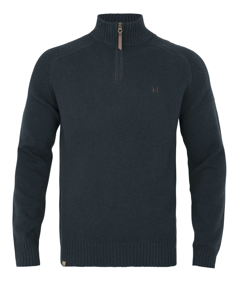 Harkila Vincent Merino Half Zip Pullover, kolor: Dark Navy 1