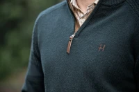 Harkila Vincent Merino Half Zip Pullover, kolor: Dark Navy 5