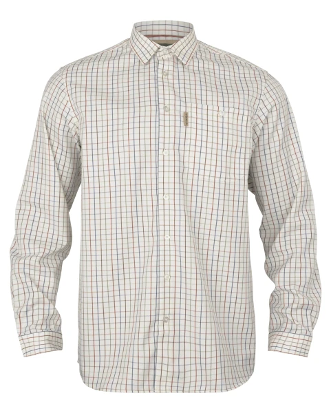 Harkila Haywood Wool Blend LS Shirt, kolor: Arabian Spice Check 1