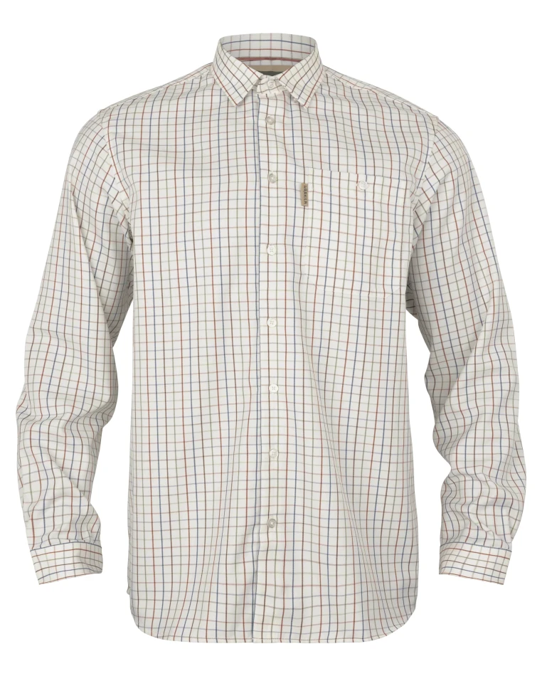 Harkila Haywood Wool Blend LS Shirt, kolor: Arabian Spice Check 1