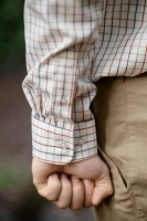 Harkila Haywood Wool Blend LS Shirt, kolor: Arabian Spice Check 3